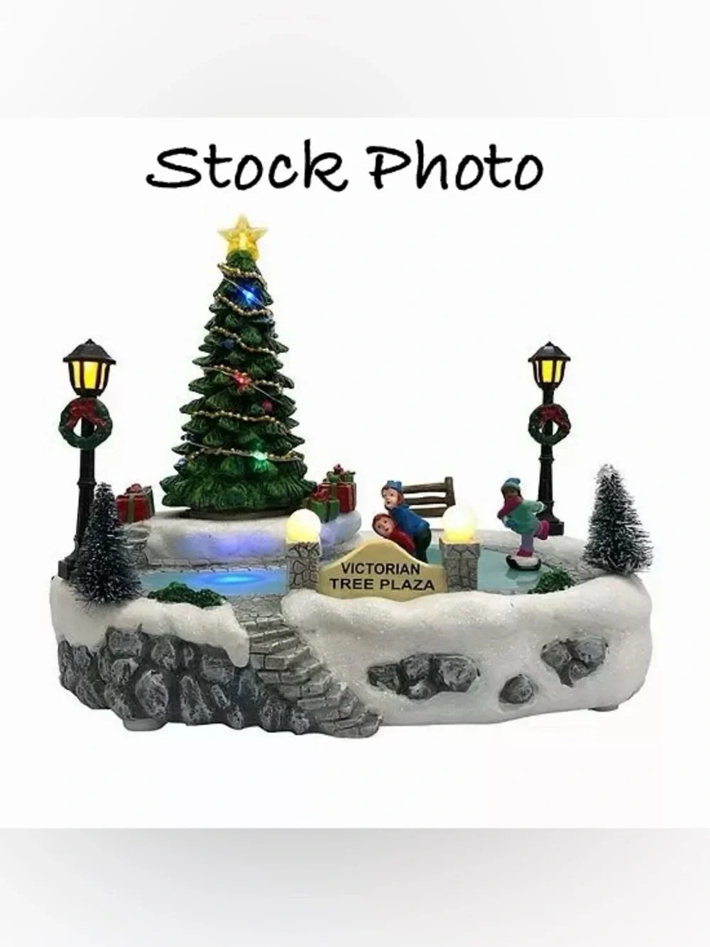 St Nicholas Square Victorian Tree Plaza Music Motion Lighted 2022